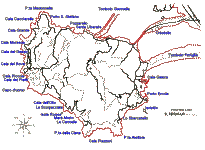 Cartina Monte Argentario